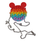 Bolsa Bag Pop-it Fidget Toy Empurre Bolha Anti-stress 12 Cm