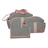 Bolsa Bebe Linho Luxo Kit