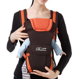 Bolsa Canguru Ergonômico Bebê Rosa Mamãe 12 Posições 4 Em 1