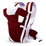 Bolsa Canguru Ergonômico Bebê Transporte Mãe 4 Posições Em 1 Cor Vermelho