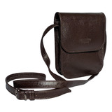 Bolsa Capanga Masculina Couro Legítimo Pequena Oferta