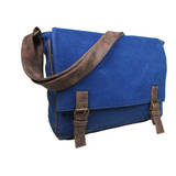 Bolsa Carteiro Pasta Tiracolo Masculino Fem Lona Couro Sint