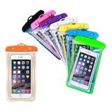 Bolsa Case Prova Dágua Celular Universal Impermeável Ofert Cor Branco