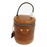 Bolsa Cilíndrica De Ombro Diagonal, Bolsa Balde Portátil Em