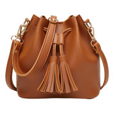 Bolsa De Ombro Balde Bolsa Hobo Bolsa Com Cordão 6