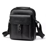 Bolsa De Ombro Mensageiro Masculina Couro