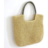 Bolsa De Palha Grande Sacola Premium Praia E Piscina