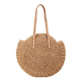 Bolsa De Palha Redonda Praia Grande Na Moda Atual