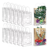 Bolsa De Presente Transparente Com Alça 15*16*7cm
