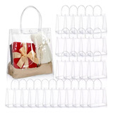 Bolsa De Presente Transparente Com Alça 15*20*7cm