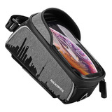 Bolsa De Quadro De Bicicleta Impermeável Com Suporte Celular