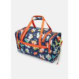 Bolsa De Viagem Snoopy Puket Acambamento Dos Ferragens Sem Ferragem Cor Azul-marinho Desenho Do Tecido Snoop