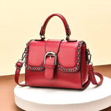 Bolsa Feminina Elegance Retro Fashion Chain Crossbody Bag F