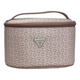 Bolsa Feminina Guess Maleta Viagem Maquiagem Logo Rosa