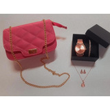Bolsa Feminina Mini Bag + Kit