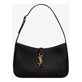 Bolsa Hobo Com Placa De Logo Preta De Ombro