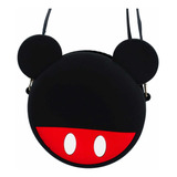 Bolsa Infantil Silicone Minnie Mickey Original Disney 