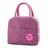 Bolsa Lancheira Trabalho Escolar Termica Resistente Moda Cor Rosa