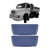 Bolsa Lateral Porta Caminhão Mb 712c 1620 1938 Ls Cinza Par