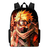 Bolsa Masculina Feminina Mochila Personagens Animados Naruto Desenho Do Tecido M02