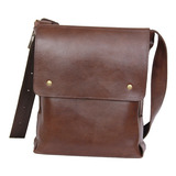 Bolsa Masculina Feminina Transversal Couro Legitimo Luxo