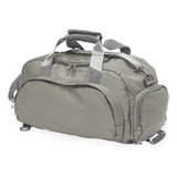 Bolsa Masculina Mochila Feminina Fitnes Academia Treino Cor Cinza