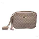 Bolsa Mini Bag Pequena Feminina Alça Lateral Selten Cor Creme