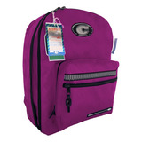 Bolsa Mochila Company Original Roxa Escolar Retrô Urbano