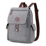 Bolsa Mochila Feminina Tiracolo Em Lona De Algodão + Alça