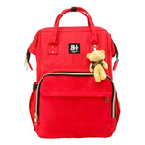 Bolsa Mochila Maternidade Impermeável Bebê Menino Menina Cor Vermelho