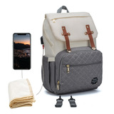 Bolsa Mochila Maternidade Lequeen Dândi Smart Moda Feminina