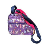 Bolsa Mochila Patins Quad Inline Infantil Unicórnio Lilás