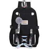 Bolsa Mochila Universitaria Casual Notebool Divisórias Usb