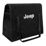 Bolsa Organizadora Automotiva Logo Jeep Carpete