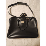 Bolsa Original Victor Hugo Couro Preto Fem Masc Importada