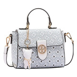Bolsa Para Sair Crossbody Alça De Mão Marca Famosa Barata Cor Cinza Moda