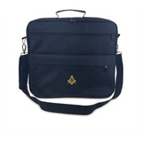 Bolsa Pasta Maleta Masculino Paramentos Maçonaria Dourado