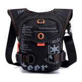 Bolsa Perna Pochete Cartucheira Nylon Moto Motoboy Bc37