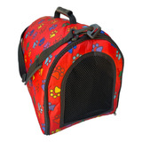 Bolsa Pet Transporte Cabine De Avião - M Dog E Felino Cor Vermelha
