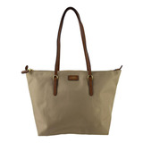 Bolsa Ralph Lauren Nylon Tote Bege