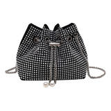 Bolsa Saco Feminina Luxo Balada Strass