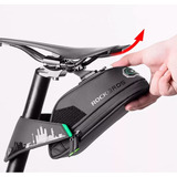 Bolsa Selim Bicicleta Bike Rockbros Impermeável Preta 