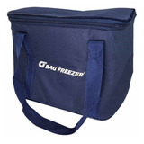 Bolsa Semi Térmica 10 Litros Nylon Azul Bag Freezer