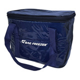 Bolsa Semi Térmica 10 Litros Pvc Azul Bag Freezer