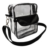 Bolsa Shoulder Bag Transparente, Shoulderbag Soft Com Tampa
