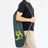 Bolsa Tapete De Yoga Porta Mat Easy Bag Premium Estampada Om