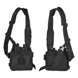 Bolsa Tática Militar Transversal Peito E Ombro Impermeável