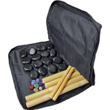 Bolsa Térmica 220v 16 Pedras Quentes 7 Chakras Kit Bambú