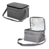 Bolsa Térmica Cinza Porta Marmita Lanche Bebida 04 Litros Unica