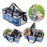 Bolsa Térmica Cooler 48 Litros 64 Latas Viagem, Praia Mor